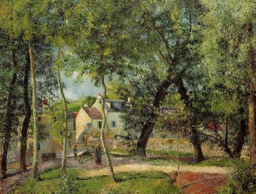  camille - landscape at osny near watering 1883 Camille Pissarro